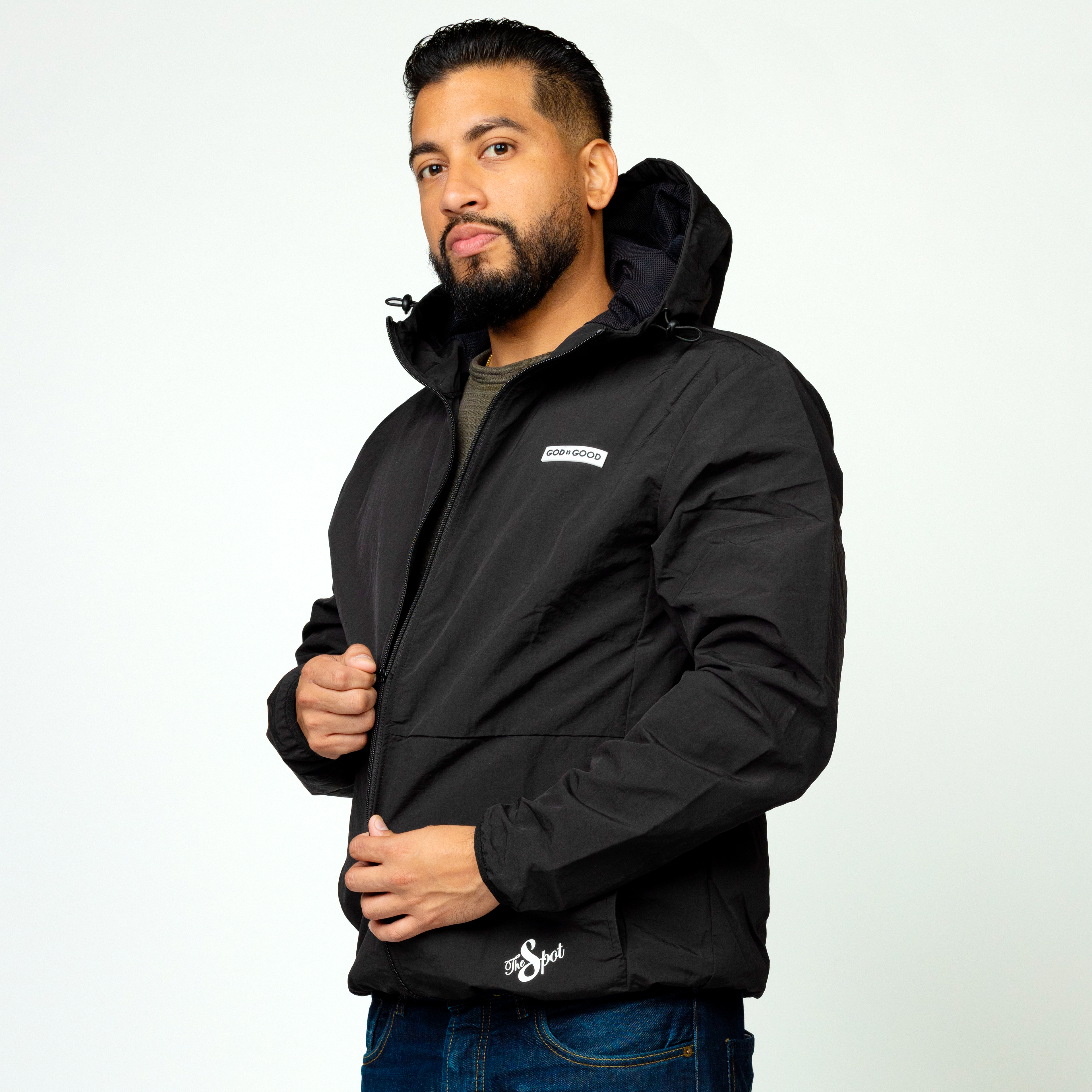 GOD is GOOD Mens Windbreaker