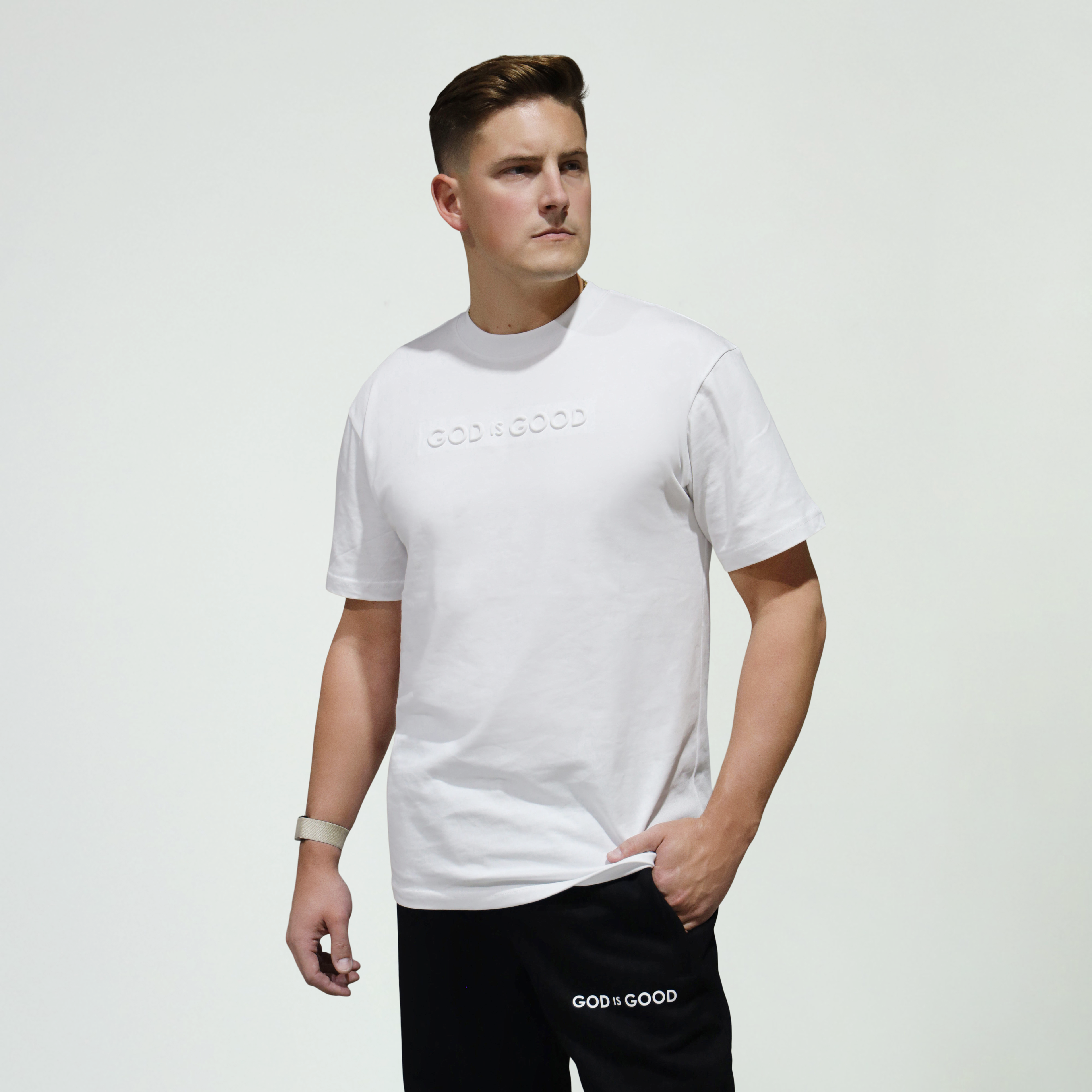 GOD is GOOD Man 3D Logo Tee