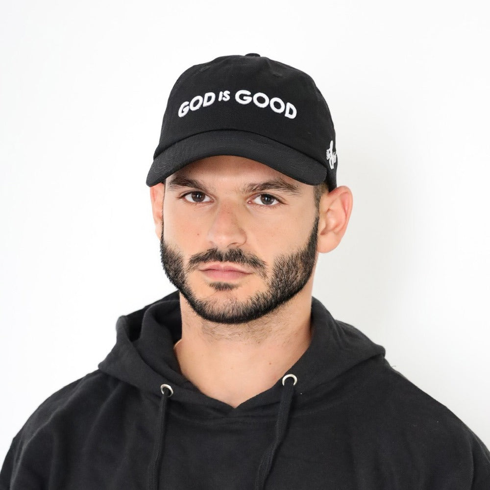 God is Good Dad Hat Black